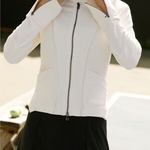 Elegant White Women's Jacket